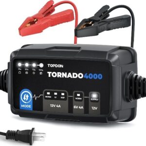 TOPDON CHARGER T4000
 6/12V 4AH